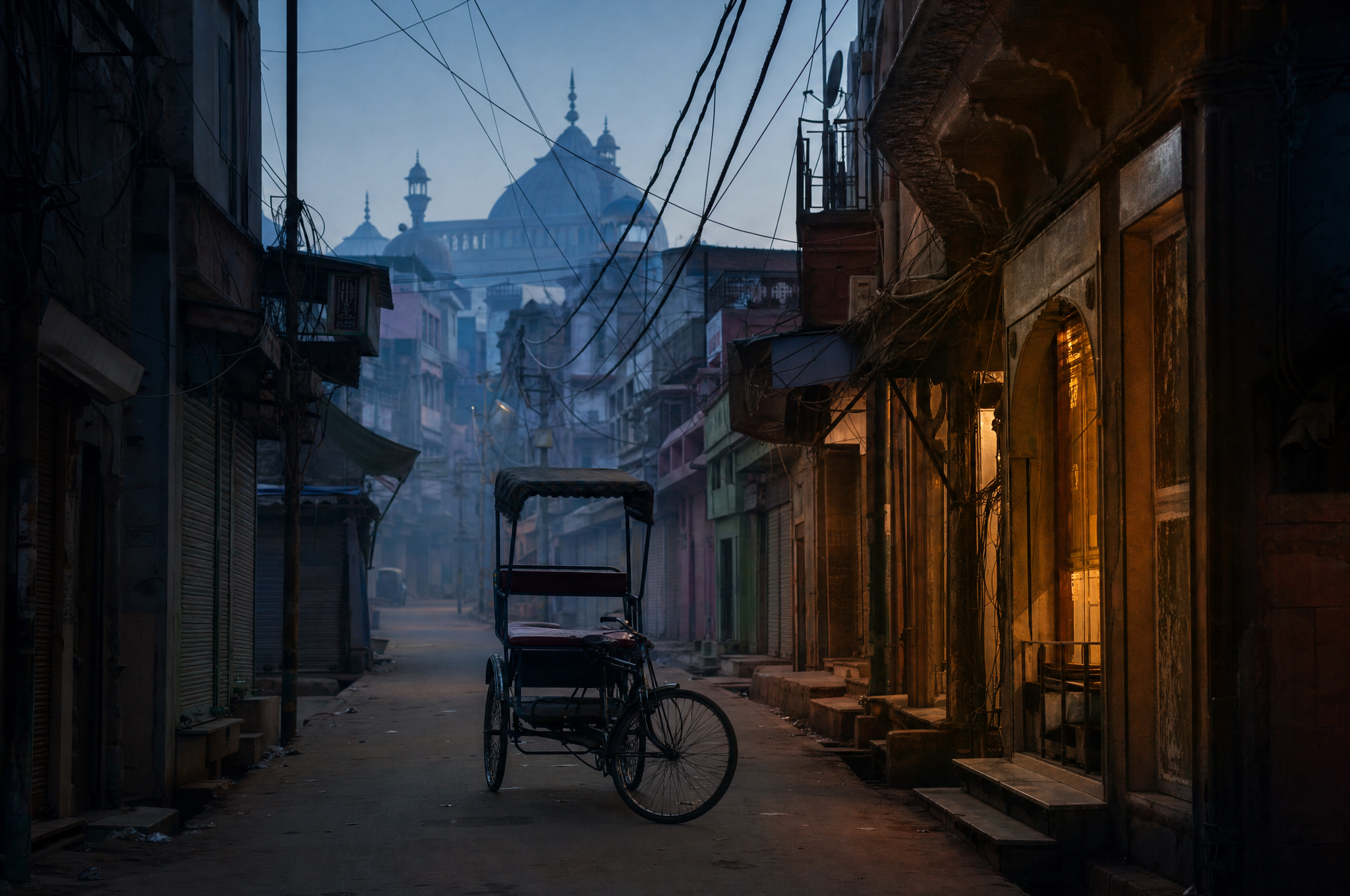 Delhi winter morning
